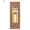 Stationery Metal Cartoon Bookmark Label Cute Cats Book Folder