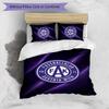 Austria Wien FC Printed 3PCS Bedding Set Breathable Duvet Cover with Pillowcases Decorative Bed Linen for Bedroom Home