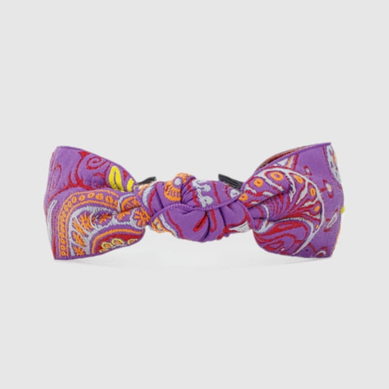 LALA Импортная этническая повязка для волос - L/ФИОЛЕТОВЫЙ