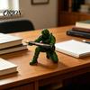 Аксессуар для военной диорамы, 3D-печатный держатель для ручек и карандашей в виде солдата, подставка для стола, фигурная подставка-дисплей, креативный держатель, украшения для дома и офиса