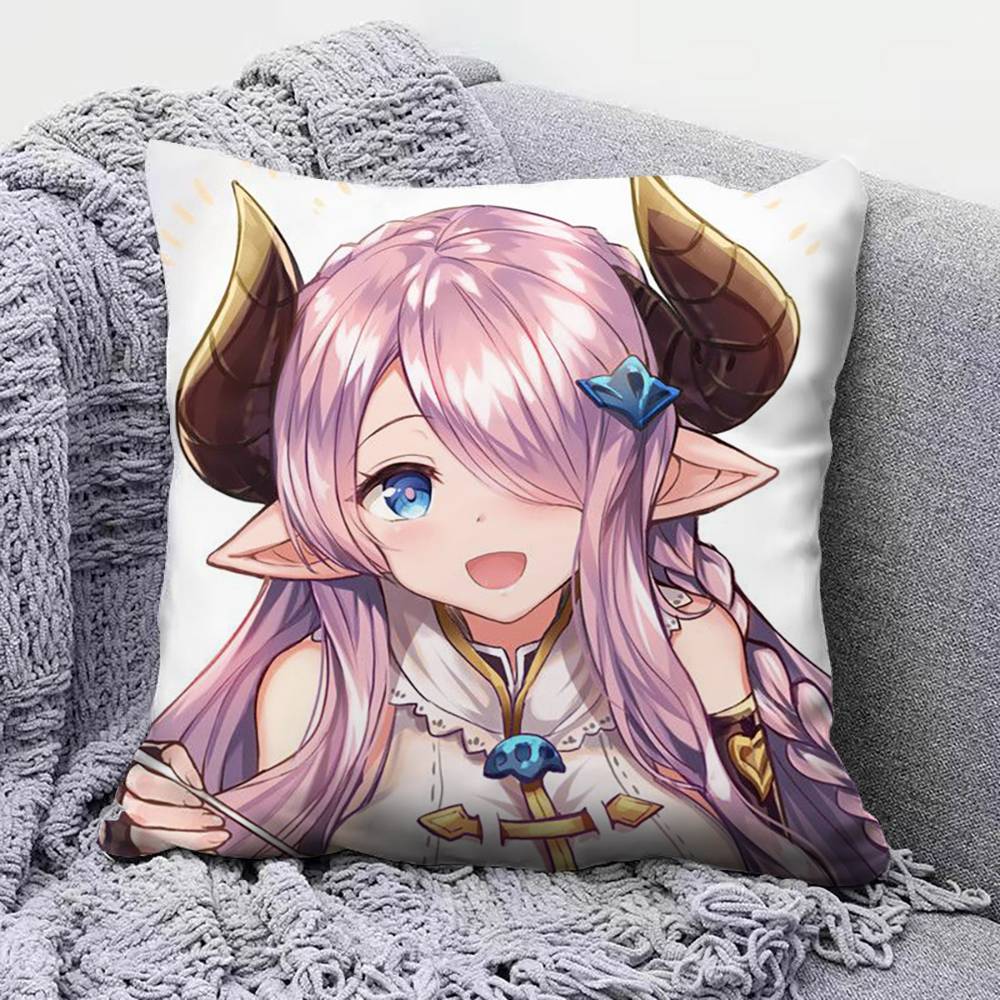 Игровые Аниме Подушки Granblue Fantasy Чехлы для Подушек Домашний Диван Декоративные Наволочки на Заказ