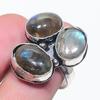 Labradorite Gemstone 925 Sterling Silver Jewelry Ring Size 8