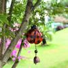 Practical Handmade 3D Hanging Wind Chimes Painted Unique Ladybug Hanging Bell Animal Wind Chimes Pendant Garden
