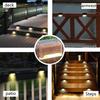 4-32 Pack Solar Step Lights LED Outdoor Stair Lights Waterproof Solar Powered Garden Path Lights for Patio Steps Deck Balcony