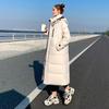 Autumn Winter Thicken Female Warm Long Parka Women Solid Color Loose Big Pocket Hooded Coat Jackets Outwear