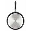 Pearl Metal Frying Pan, Black, 28cm, Induction Compatible, Deep, Mega Marble, HB-4373