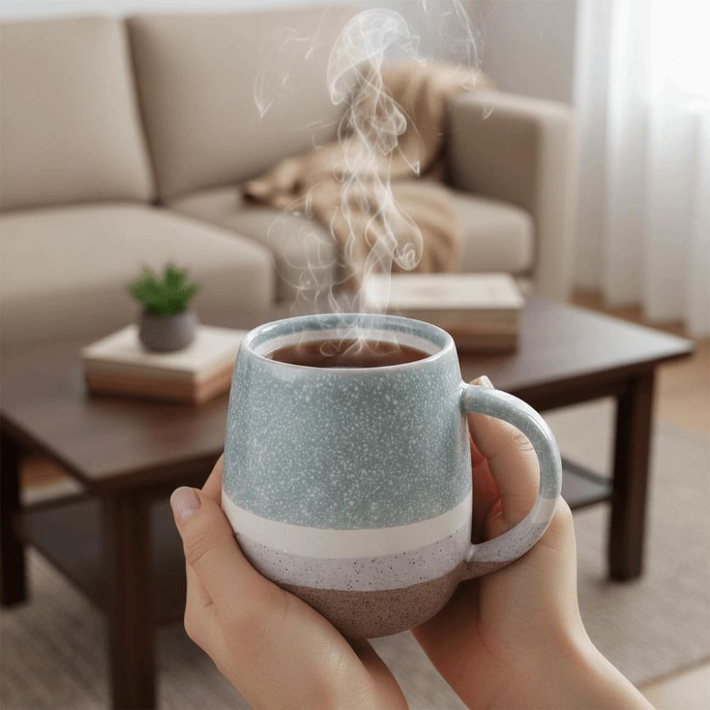 Ceramic Tea Separation Cup Nordic Style Big Belly Cup Modern Simple Milk Mug Breakfast