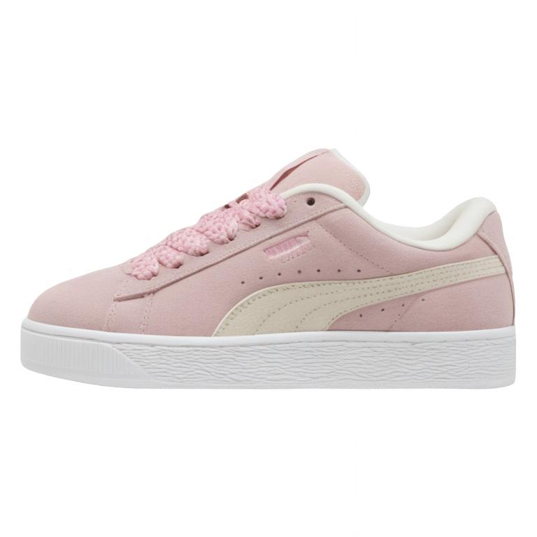 Puma Suede XL Lace Comfortable Versatile Low-Top Sneakers Women Sneakers Pink 398310-02