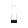 Saint Laurent Cassandre Glossy Crocodile Pattern Crossbody Shoulder Leather Phone Bag Women bags Black 820175-DND1J-1000