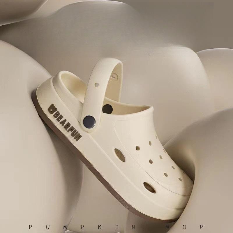 Женские летние сандалии на толстой подошве из дышащей ткани, подходят для прогулок, выгула собак и домашнего использования, легкие и амортизирующие повседневные пляжные туфли