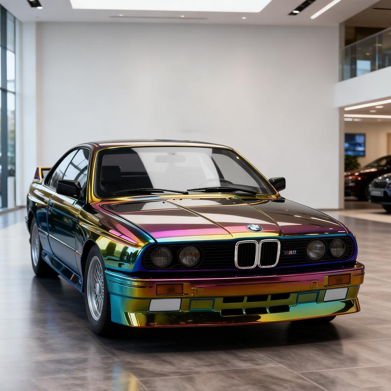 1/24 BMW M3 E30 ГАЛЬВАНИКА Модель из сплава Модель автомобиля из сплава Звук и свет Инерционный Детская игрушка Коллекционные предметы Подарок на день рождения