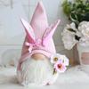 Rabbit Ear Easter Faceless Dwarf Doll Kawaii Gnome Rabbit Doll Flower Easter Decoration Children