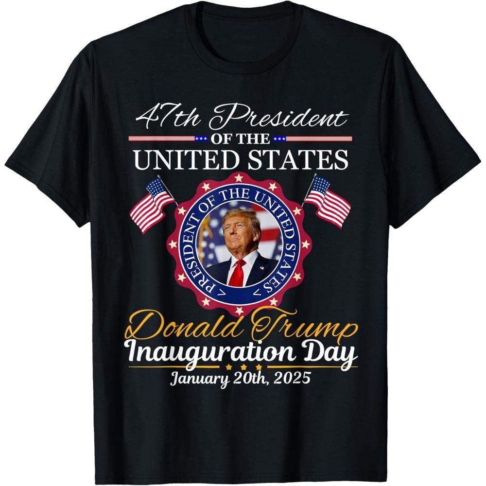 trump inauguration day 2025 shirt trump 2025 47 th president T-Shirt