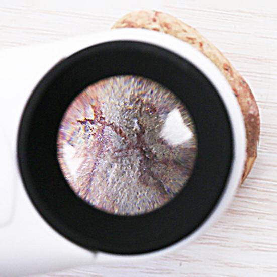 40X Hand-held Magnifier Reduce Eye Fatigue Compact Jewelry Appraisal Reading Magnifier for Exploration