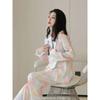 New Style Pajamas for Women, Spring and Autumn Ice Silk Long Sleeves, Fresh and Sweet Jacket, Home Wear Set