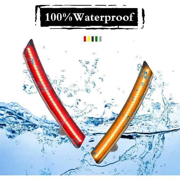 for 2002-2008 Gen1 MINI Cooper R50 R52 R53 Side Marker Light Smoked Lens Amber & Red Full LED Lamps