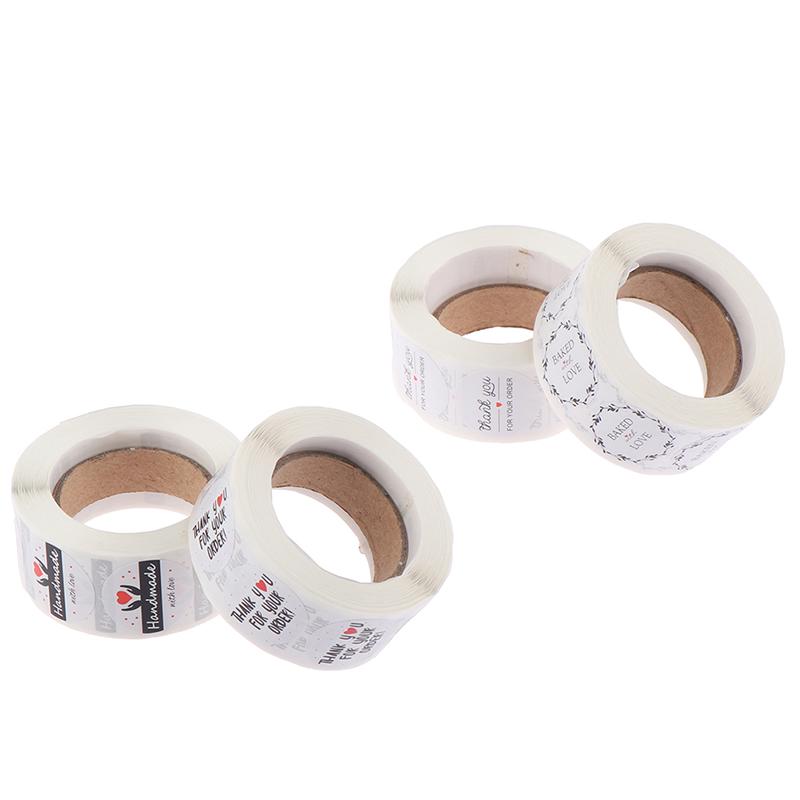 1-дюймовый рулон спасибо герметичная наклейка ручной работы декоративная наклейка