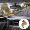 Рыба Рождественский Автомобильный Орнамент 2D Акриловый Рождественский Подвесной Большой Рот Рыба Украшения Украшения Принадлежности Для Транспортного Средства