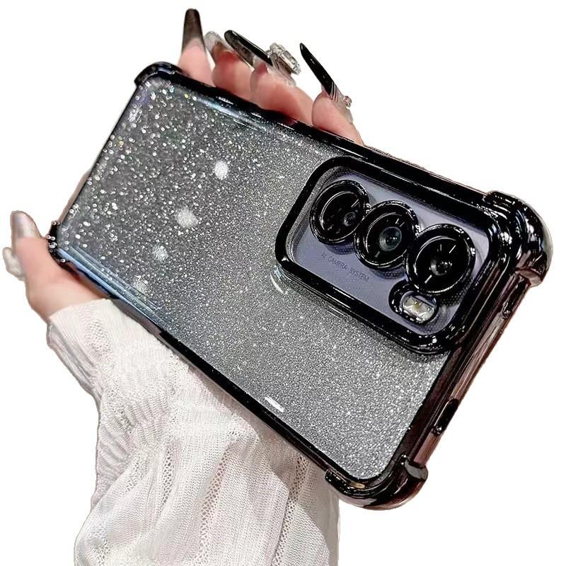 Подходит для чехла мобильного телефона Transsion hot60pro, четырех углов, гальванического покрытия, блесток, SPARK10, защитного чехла, note30/40, для мужчин и женщин