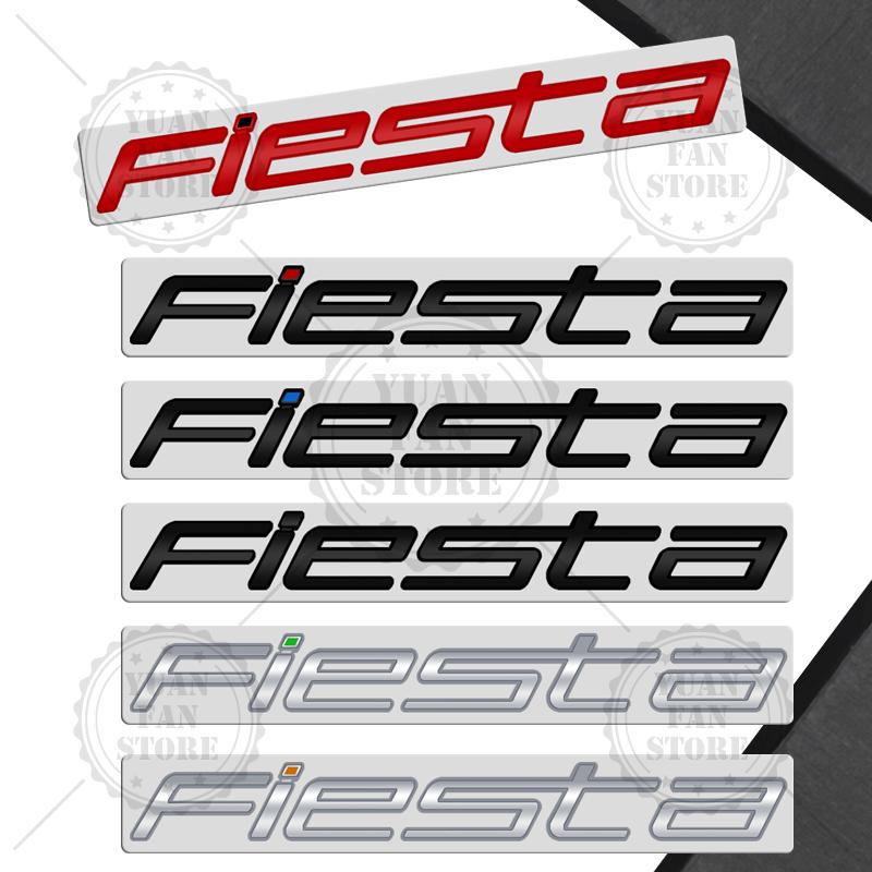 1PCS Metal Letter For Ford Fiesta ST Line New Old Styles 3D Emblem Car Rear Trunk Decals Badge Auto Accessories Styling