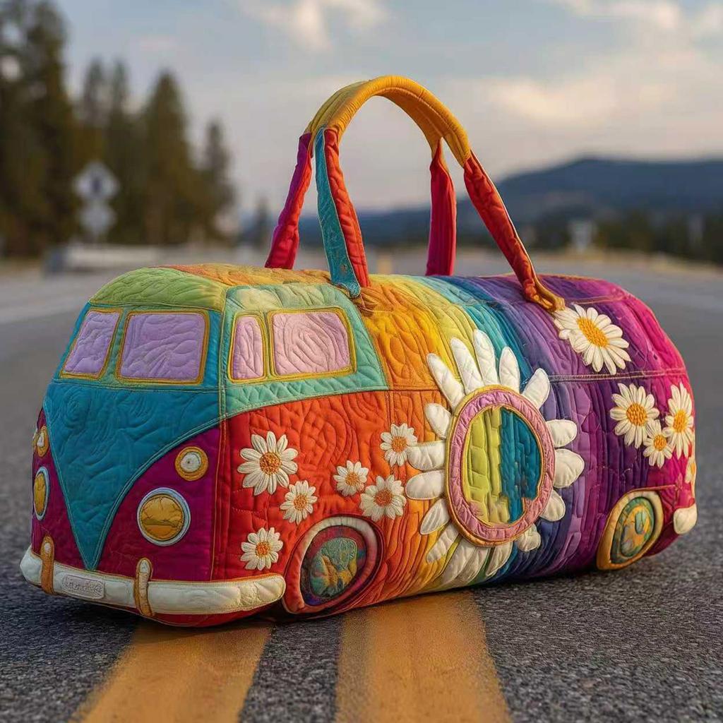 3D Chicken Series Quilted Pleated Cotton Travel Bag Fashion Printed Ladies Yoga Bag Handbag