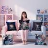 Cushion Office Cushion Pillowcase Car Cushion CoverXCM Lumbar Pillowcase Sofa Pillowcover Cartoon AAdo Female Singer