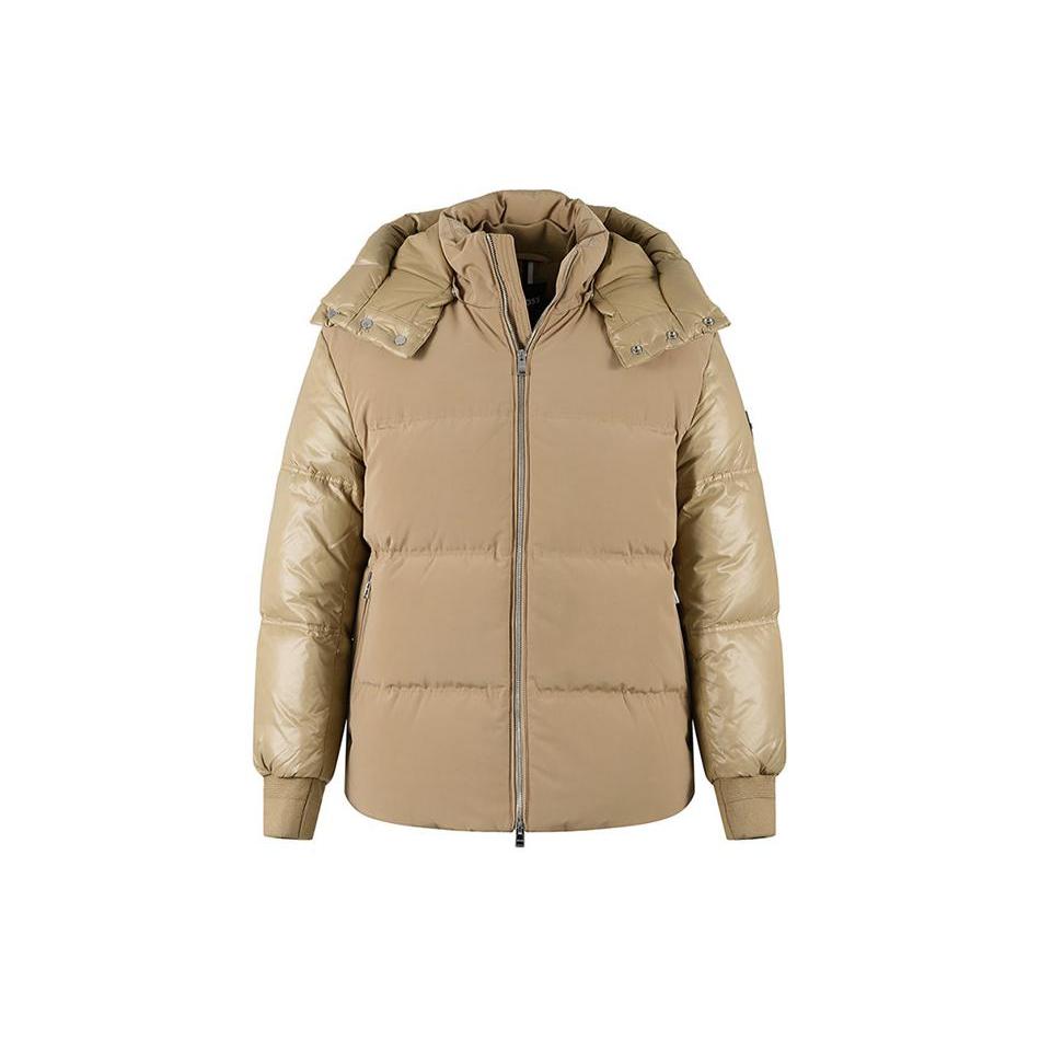 HUGO BOSS SS24 Down Jacket Men's Yellow Earth Color 50499800-260