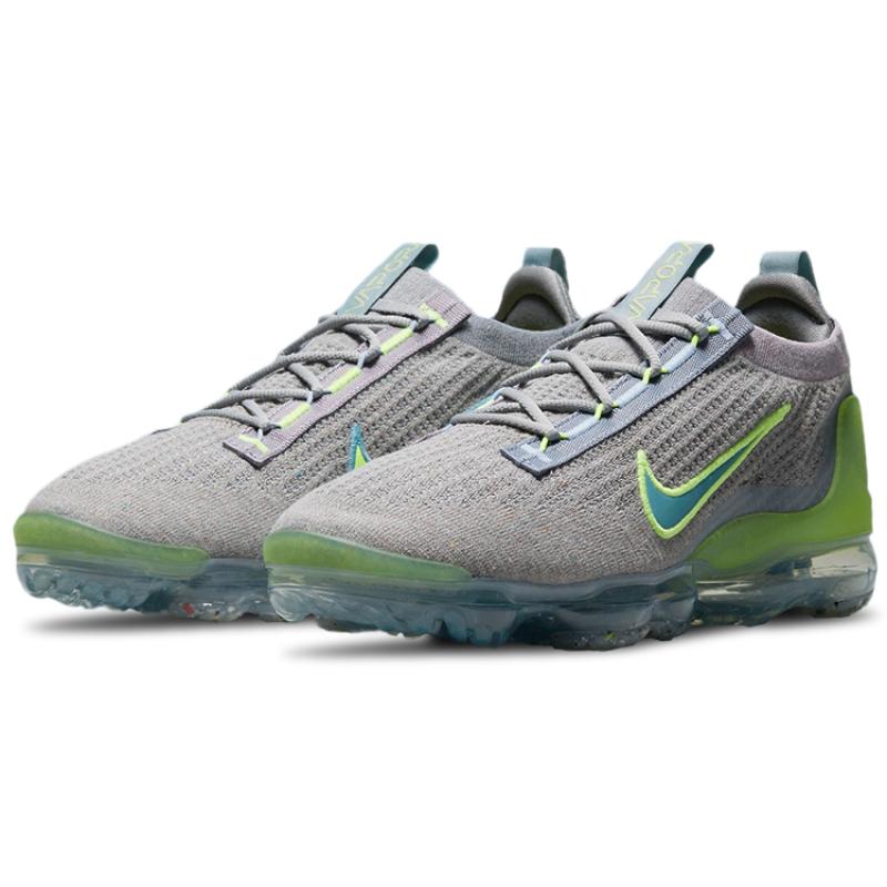 Nike Air VaporMax 2021 Fk Particle Grey Liquid Lime Running Shoes DH4084-003