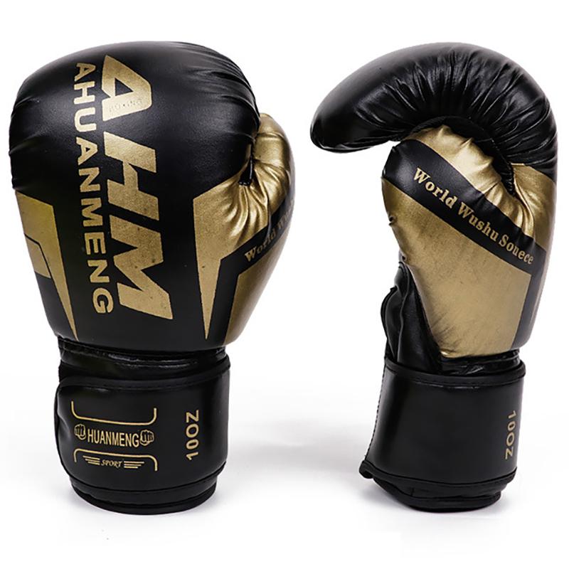 1 пара боксерских перчаток для взрослых, женщин и мужчин, боксерские перчатки Sanda, унисекс, боксерские тренировочные кожаные перчатки, спортивные защитные перчатки