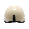 Ducktail Motorcycle SG Mark One Size Fits Most B&B BB-700 Helmet, Certified, Ivory,