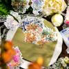 20 pcs Flower Sticker Literature Art Decorative Scrapbooking Diy Diary Album Creativity hand made Collage material