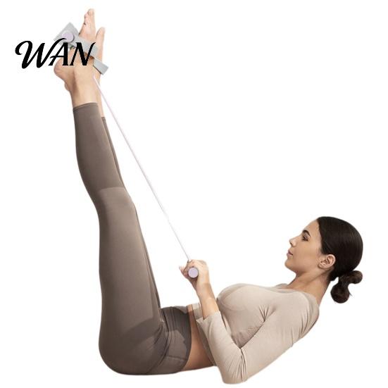 Exercise Resistance Bands Pedal Band with Handle, Adjustable Abdomen Waist Arm Legs Strength Training Workout Band, Sit-Up Tension Rope Ankle