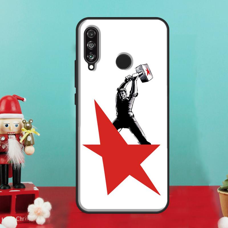 Red Soviet Union USSR Flag For Huawei Nova Y70 Y90 Y60 Y72 Y61 Y91 12s 12i 11i 7i 8i 9 10 SE P60 Pro P30 P40 Lite Case