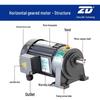 Zhongdalide ZD Series Three-Phase Horizontal Gear Reduction Motor