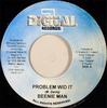 7inch Record BEENIE MAN  AMIN BRASCO  Problem Wid It  Nuff Gal NONE Digital One Rec Jamaica Reggae Ska  Dub Used