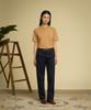 Beulonseun 10,6 унций Хлопковая футболка-henley с коротким рукавом Верблюжий