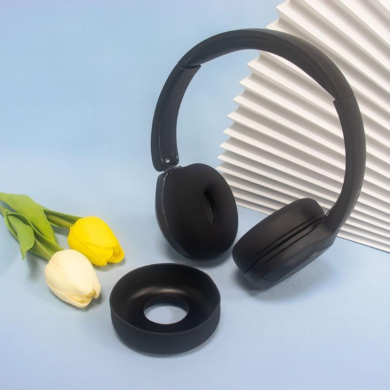 Silicone Ear Pads Caps Protective Cover for WH-CH520 Earphone Keep Headphones Safe and Secure Earpad Cushions