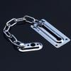 Замок-цепочка для двери из нержавеющей стали против взлома, ограничитель цепочки высокой безопасности для отеля