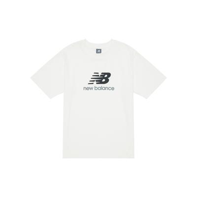 New Balance NB Спортивная Повседневная Футболка Унисекс Белая MT51500-SST