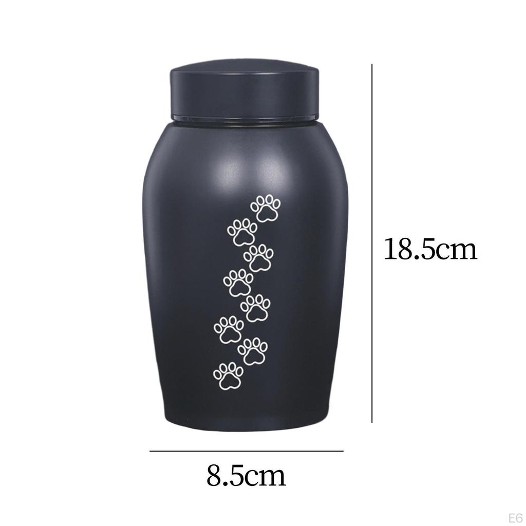 Собака Кошка Прах Нержавеющая Сталь Питомец Урна Погребение Кремация Захоронение Памятный Подарок Портативный