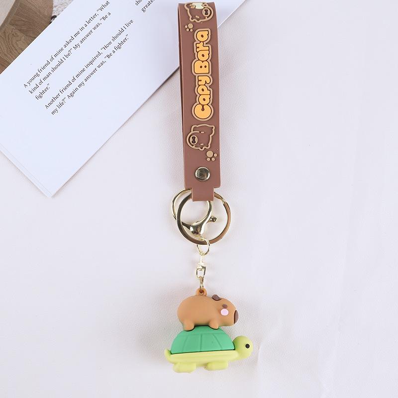 Новый брелок-капибара, милый дельфин, подвеска для рюкзака, автомобиля, детская кукла, маленький подарок