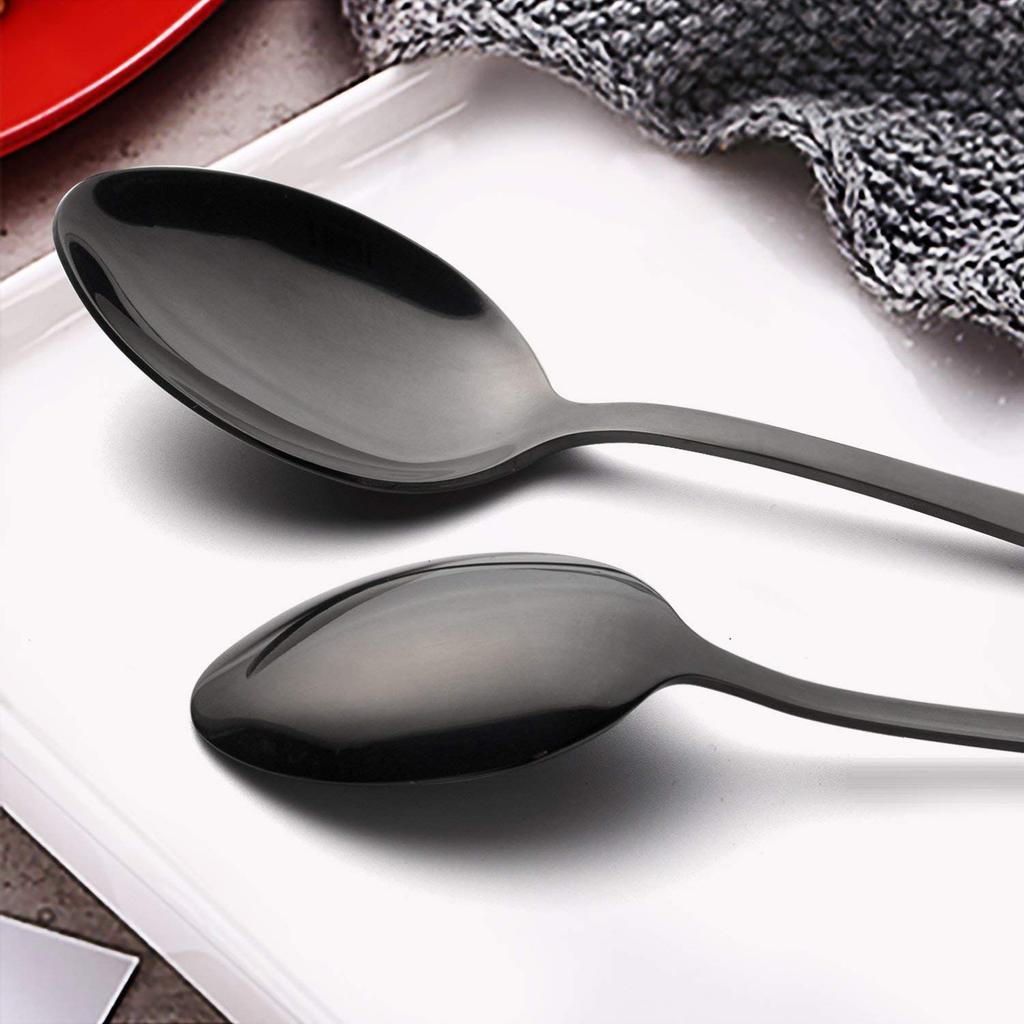 Набор матовых столовых приборов для ресторана, дома, отеля, набор столовых приборов из нержавеющей стали с сатиновой отделкой, набор столовой посуды, столовые приборы, кухонные принадлежности