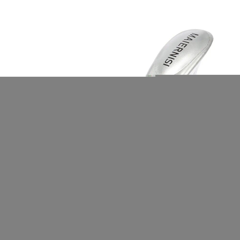 Sexy Ultra-high Heel Cool Slippers High Transparent Slope Crystal Waterproof Platform Sexy Open-toed Sandals WZ