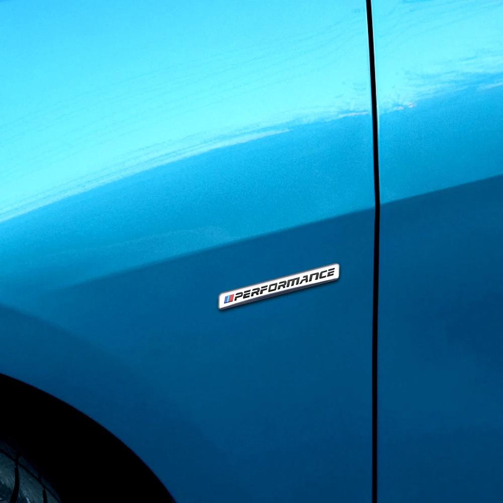 1PCS M Performance Badge Car Sticker Body Trunk Emblem Decoration Auto Refit Decals for Bmw E46 E90 E60 F10 F30 E39 E36 F20 E82 XMZSA1