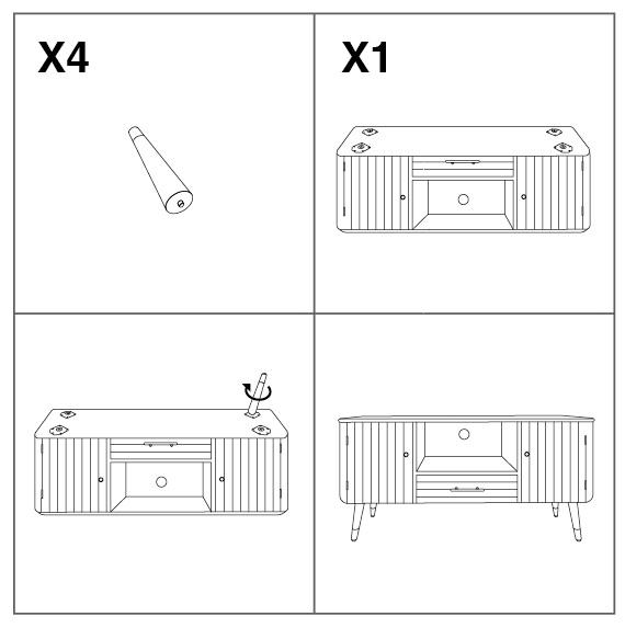 Тумба под ТВ Matera См 117X40X60