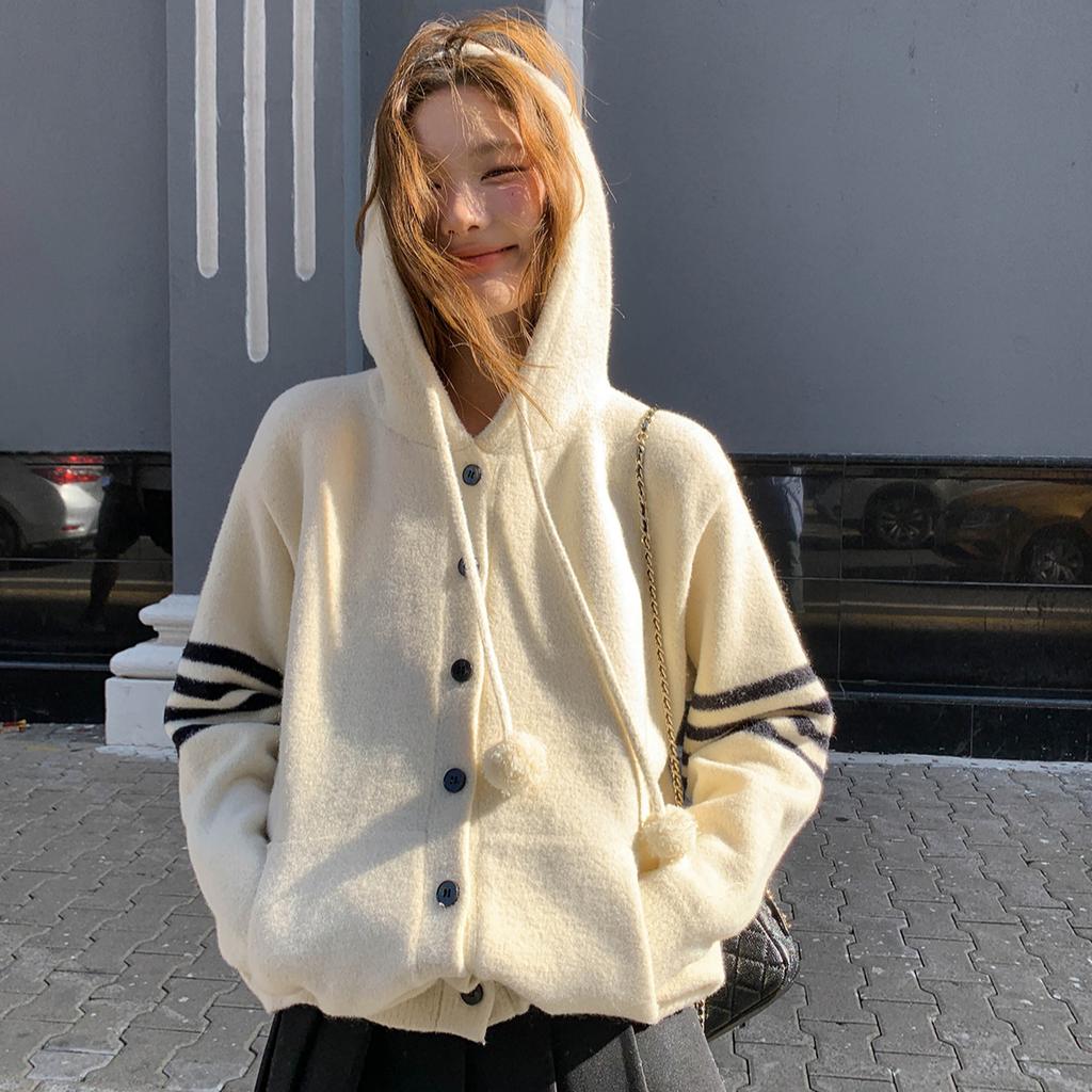 DIMANAF 2025 Весна Женские Полосатые Новые Свитера Вязаные Базовые Модные Стиль О-образный вырез Свободный Пуловер Свитер