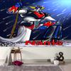 Personalized UFO Robo Grendizer Background Tapestry,Custom Name Birthday Party,Multifunctional Wall Decoration for Home Decor,Various Occasions