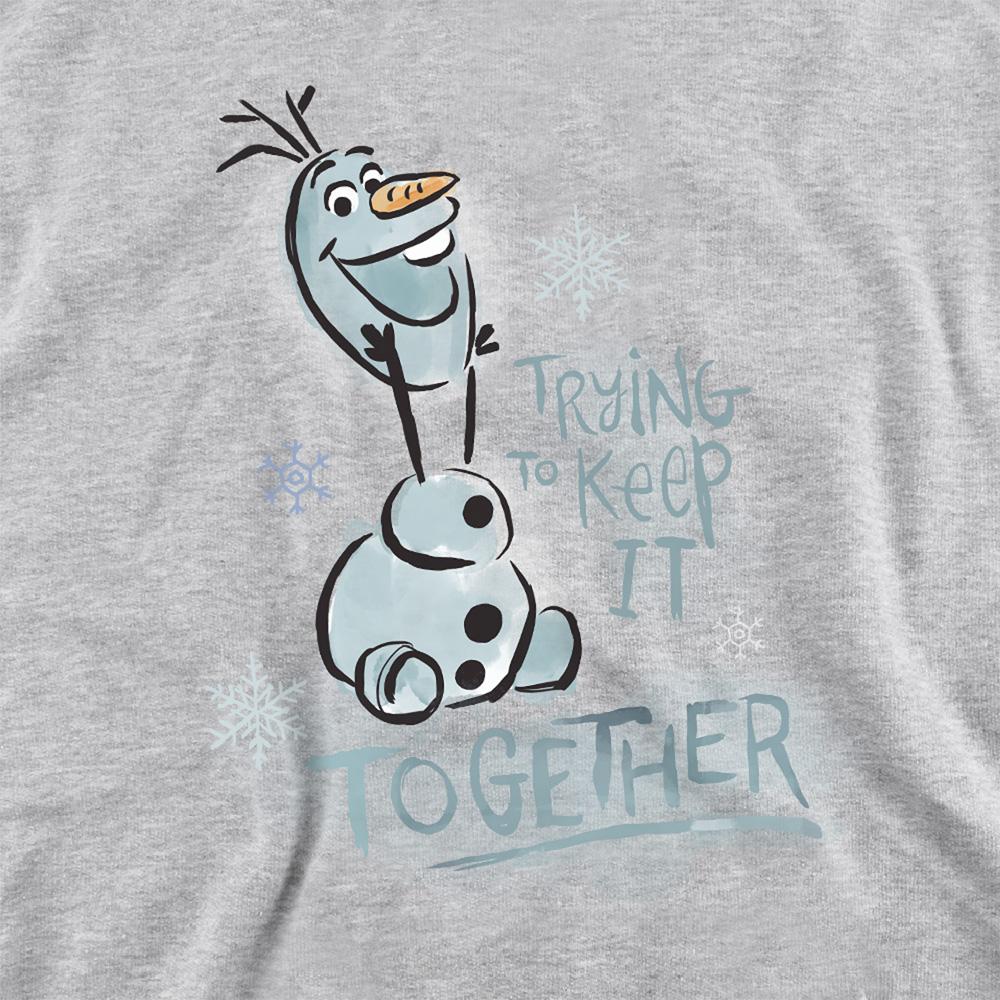 Frozen Childrens/Kids Trying To Keep It Together Olaf Heather Pullover Hoodie