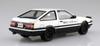 Aoshima Bunka Kyozai Initial D Такуми Фудзивара AE86 Trueno Спецификация Project D Масштабная пластиковая модель №1 1/24