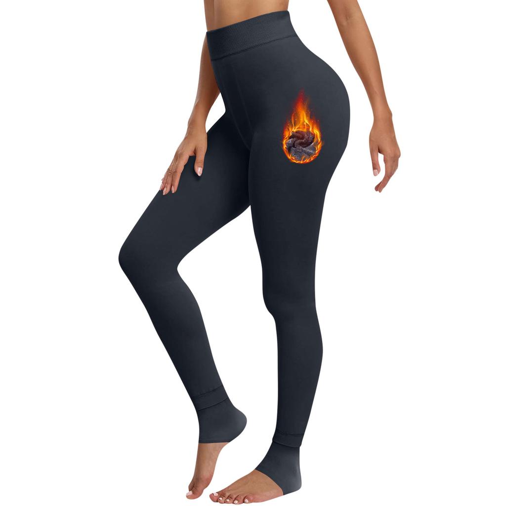 Женские модные однотонные брюки с утолщенной подкладкой, узкие брюки с высокой талией, теплые брюки